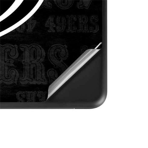 NFL San Franciso 49ers Black & White Google Pixelbook Go Skin